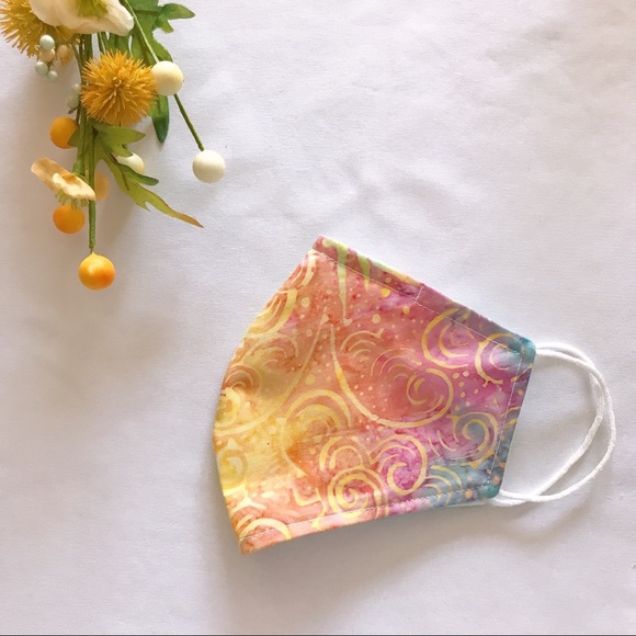 Reusable and Washable Tie Dye Facemask - Picture 5 of 5